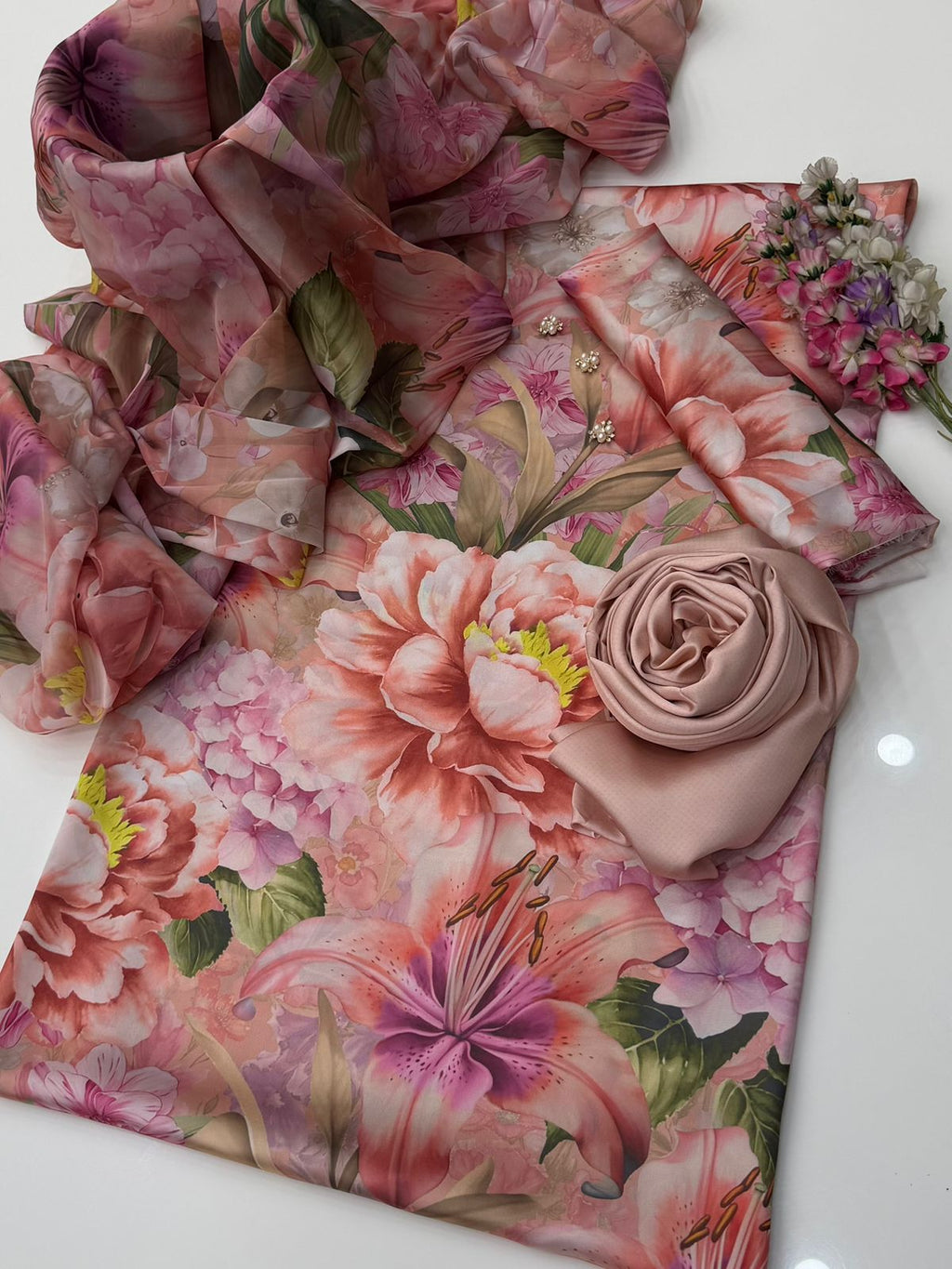 Stylish Shamoze Silk Digital Print Shirt