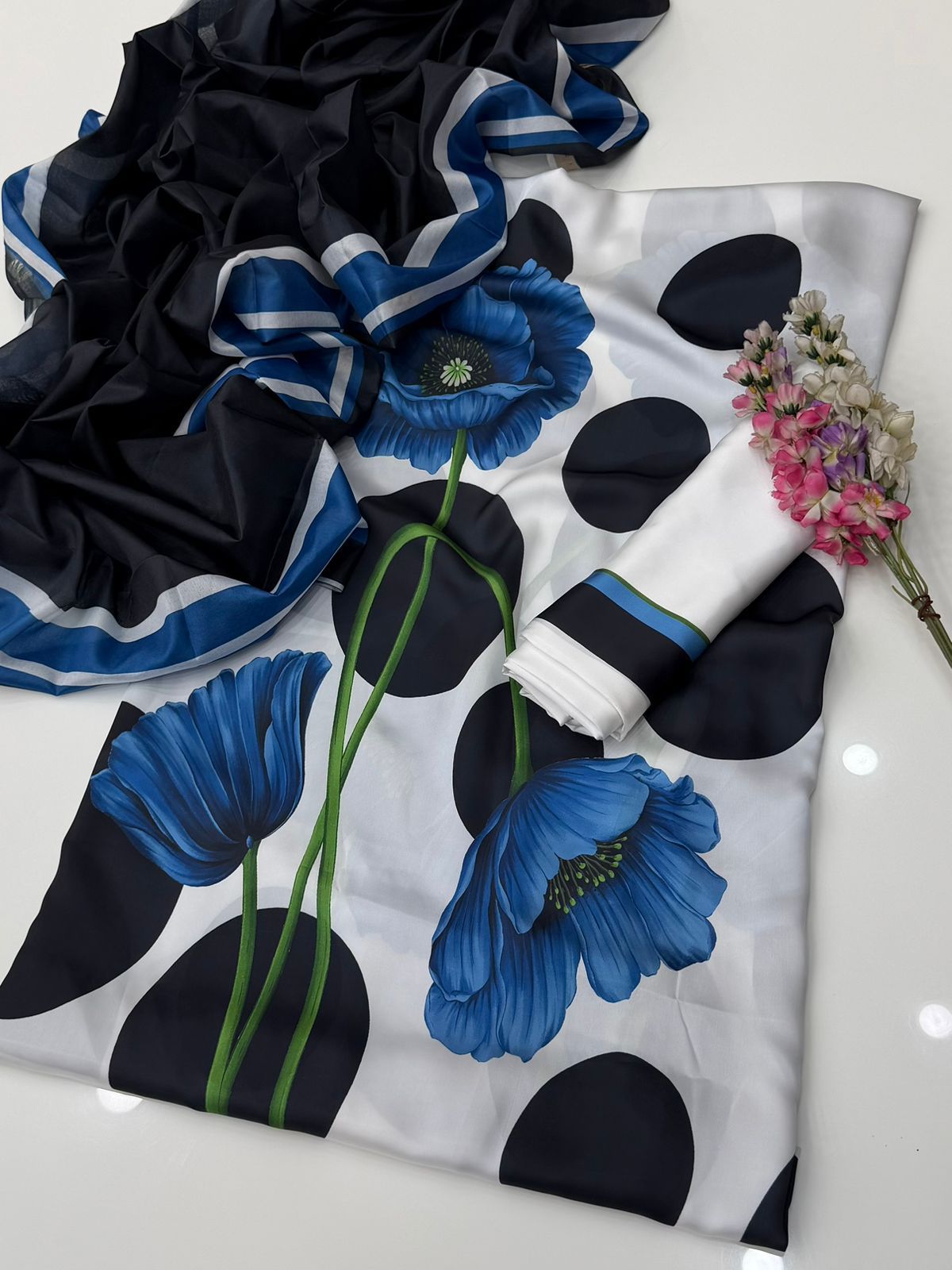 Stylish Shamoze Silk Digital Print Shirt