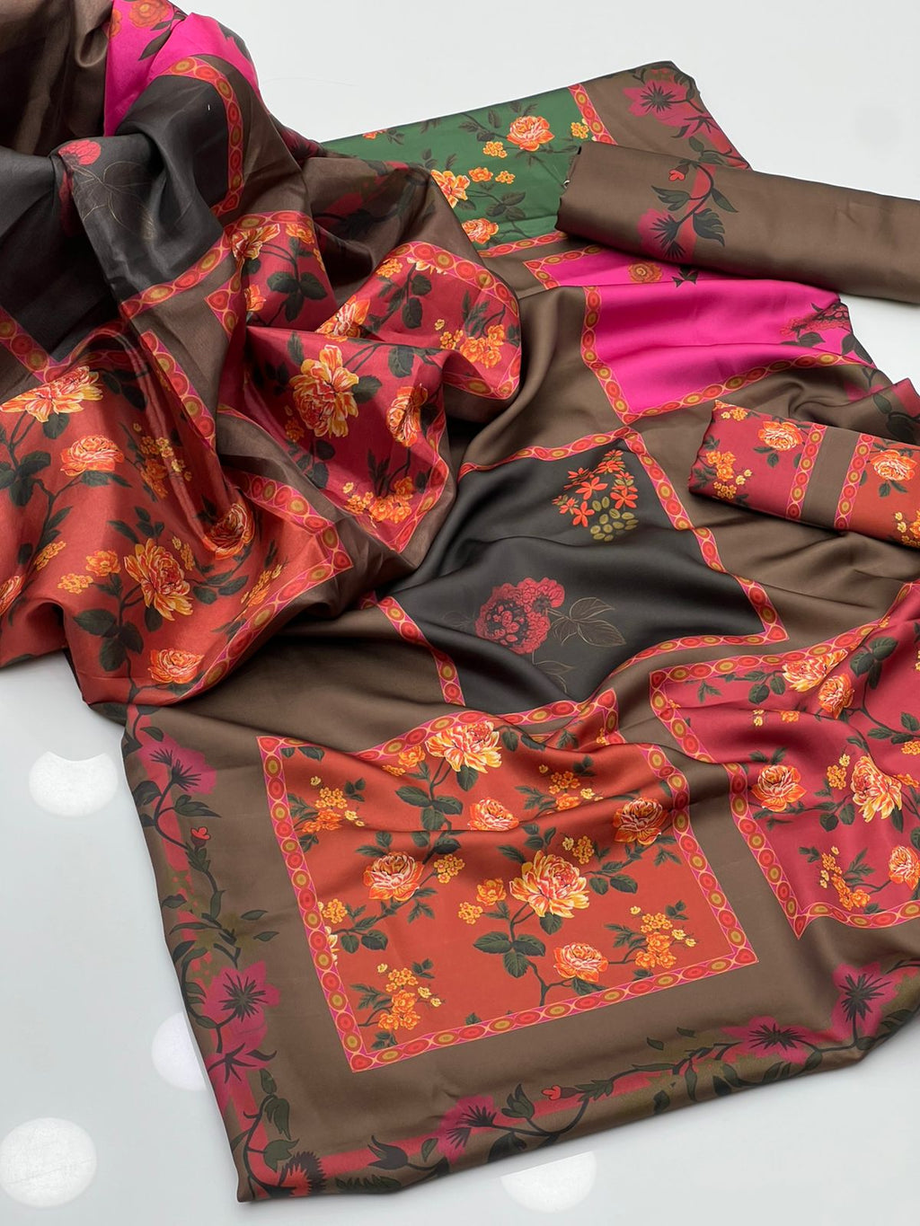 Stylish Shamoze Silk Digital Print Shirt
