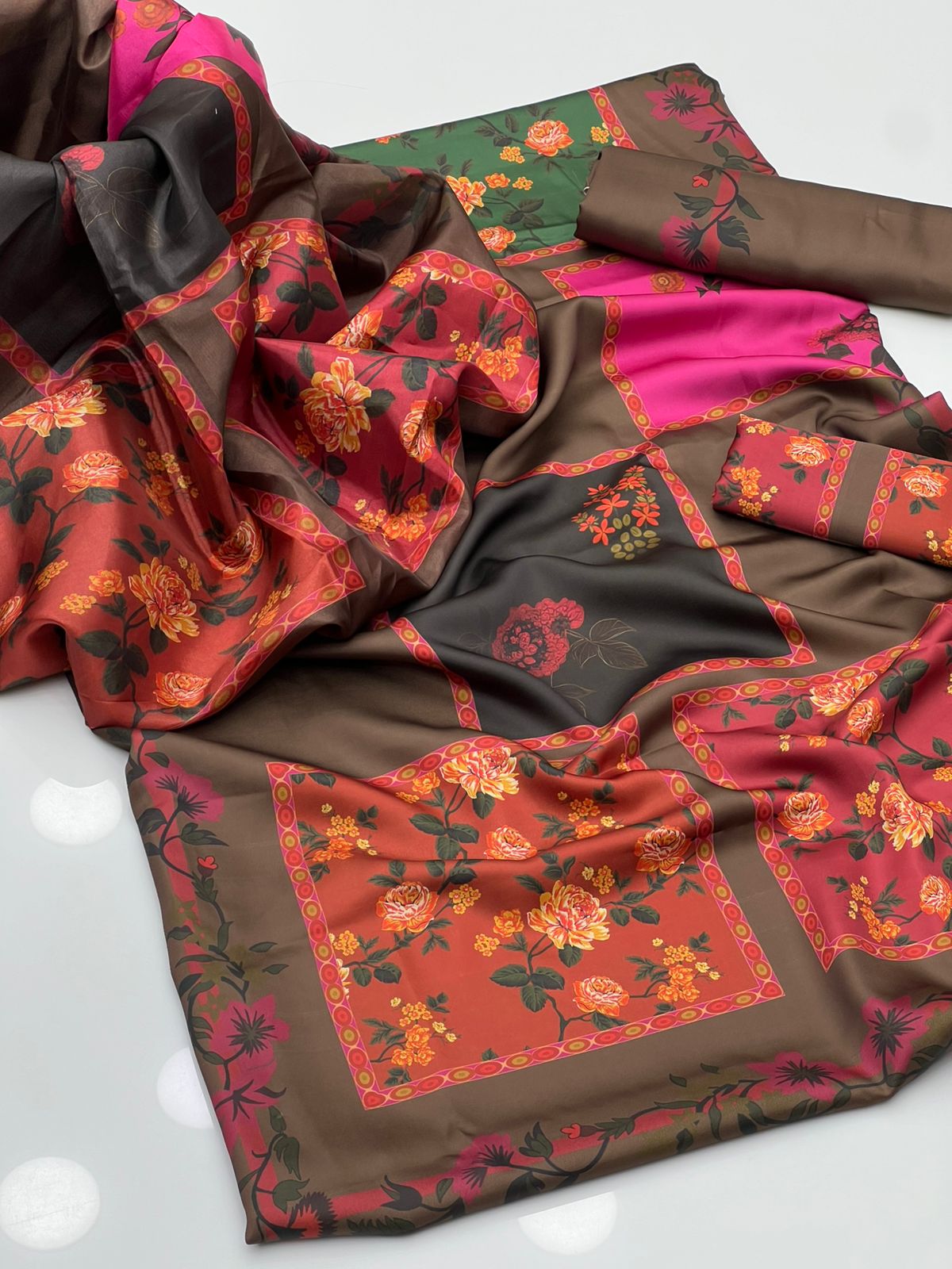 Stylish Shamoze Silk Digital Print Shirt