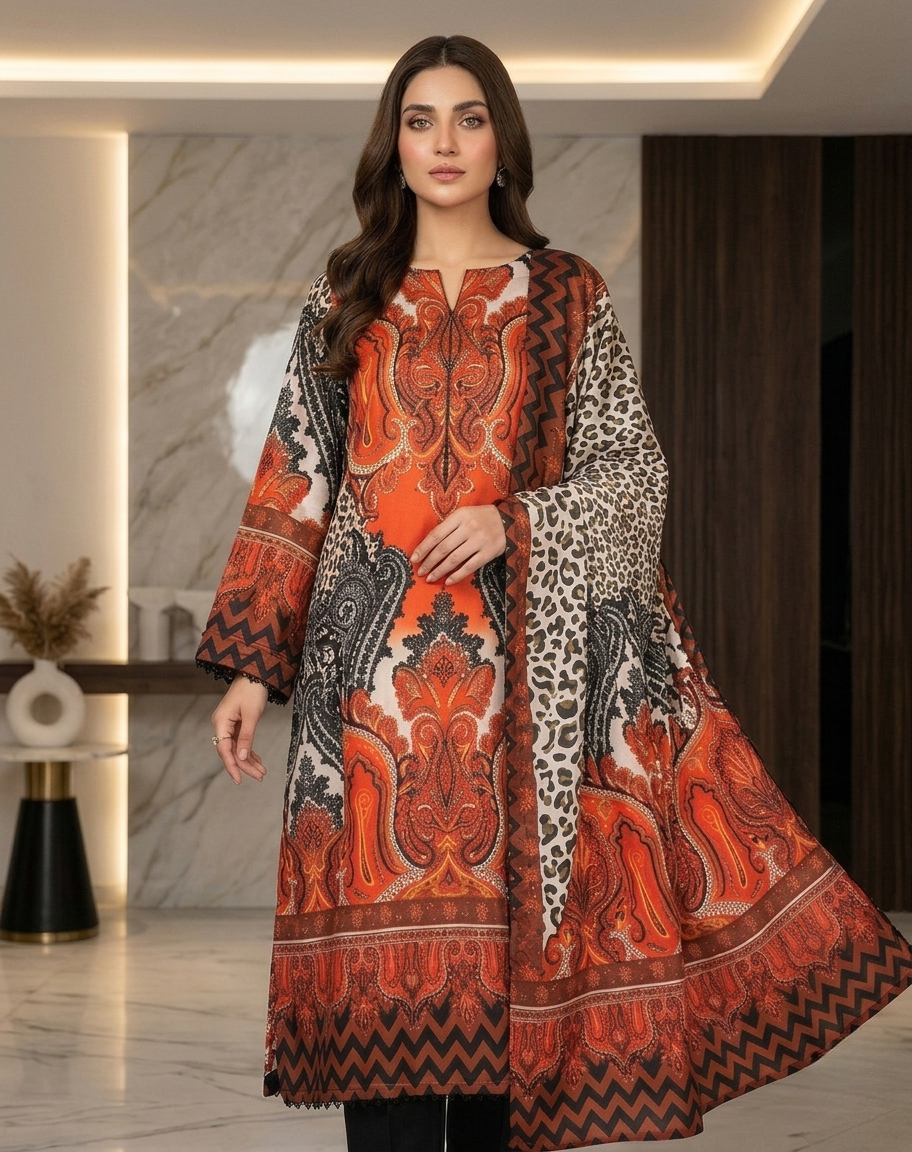 Stylish Shamoze Silk Digital Print Shirt