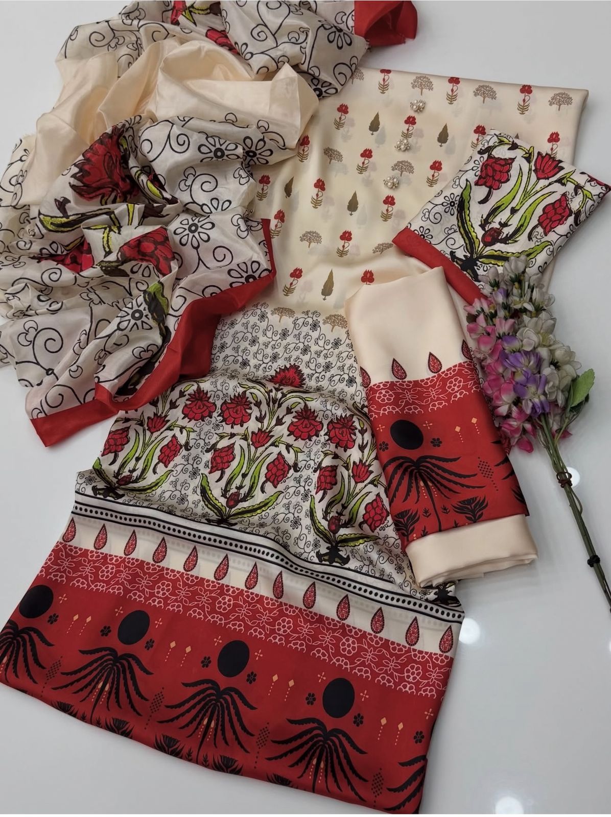 Stylish Shamoze Silk Digital Print Shirt