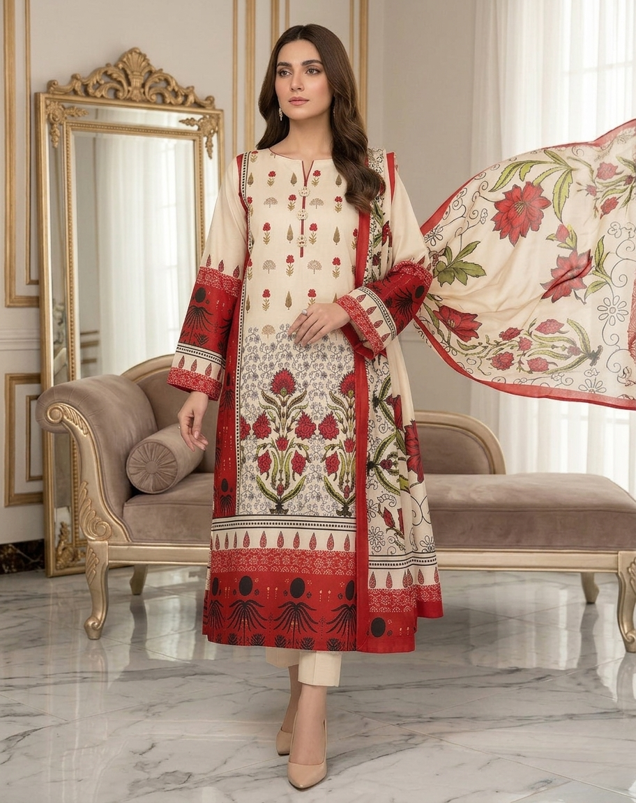 Stylish Shamoze Silk Digital Print Shirt
