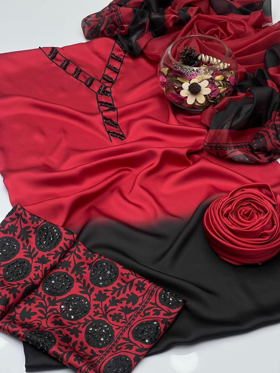 Elegant Shamoze Silk Digital Print Shirt