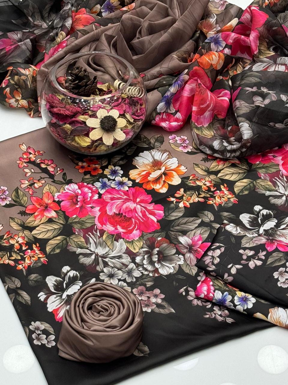 Stylish Shamoze Silk Digital Print Shirt