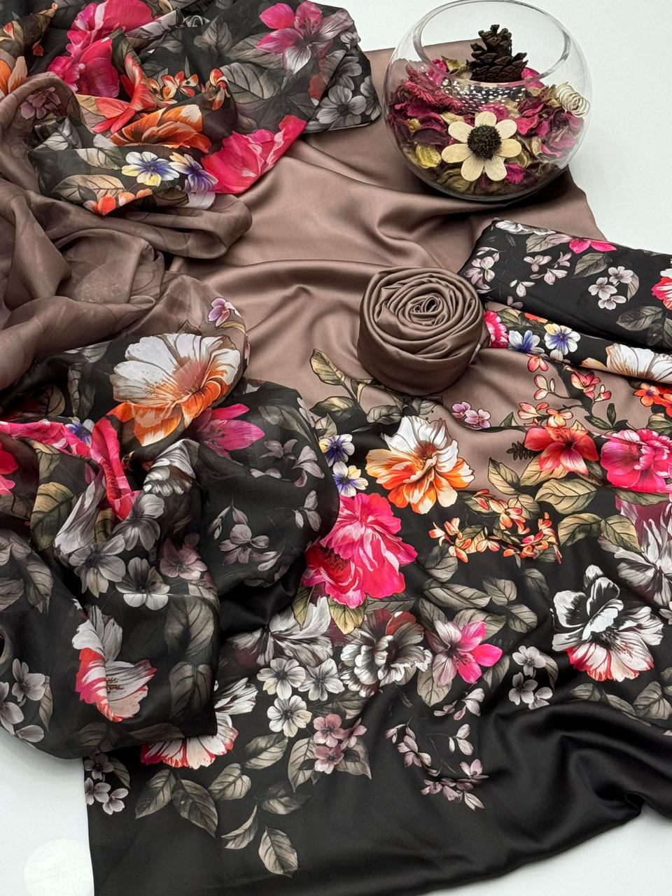 Stylish Shamoze Silk Digital Print Shirt
