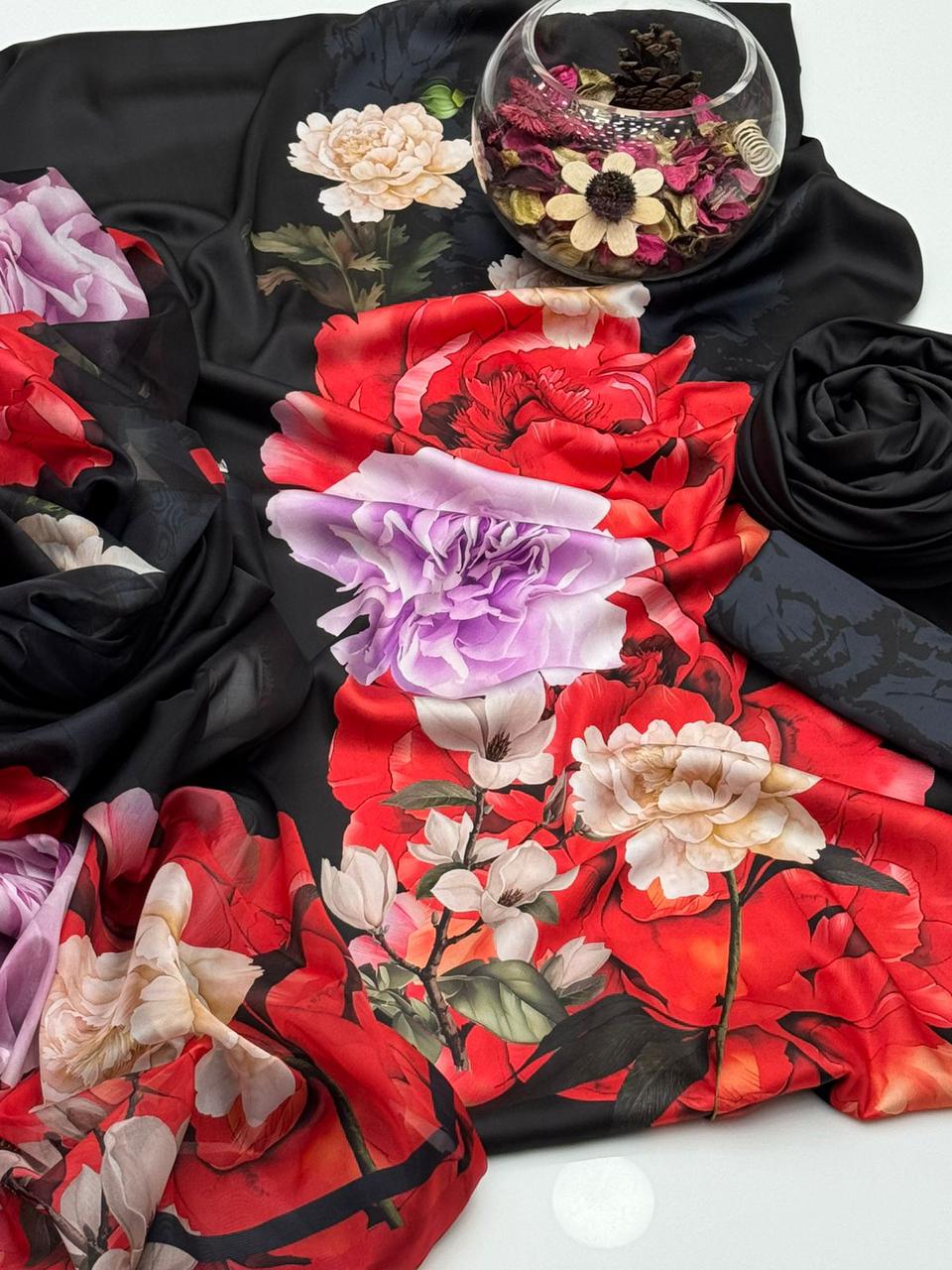 Stylish Shamoze Silk Digital Print Shirt