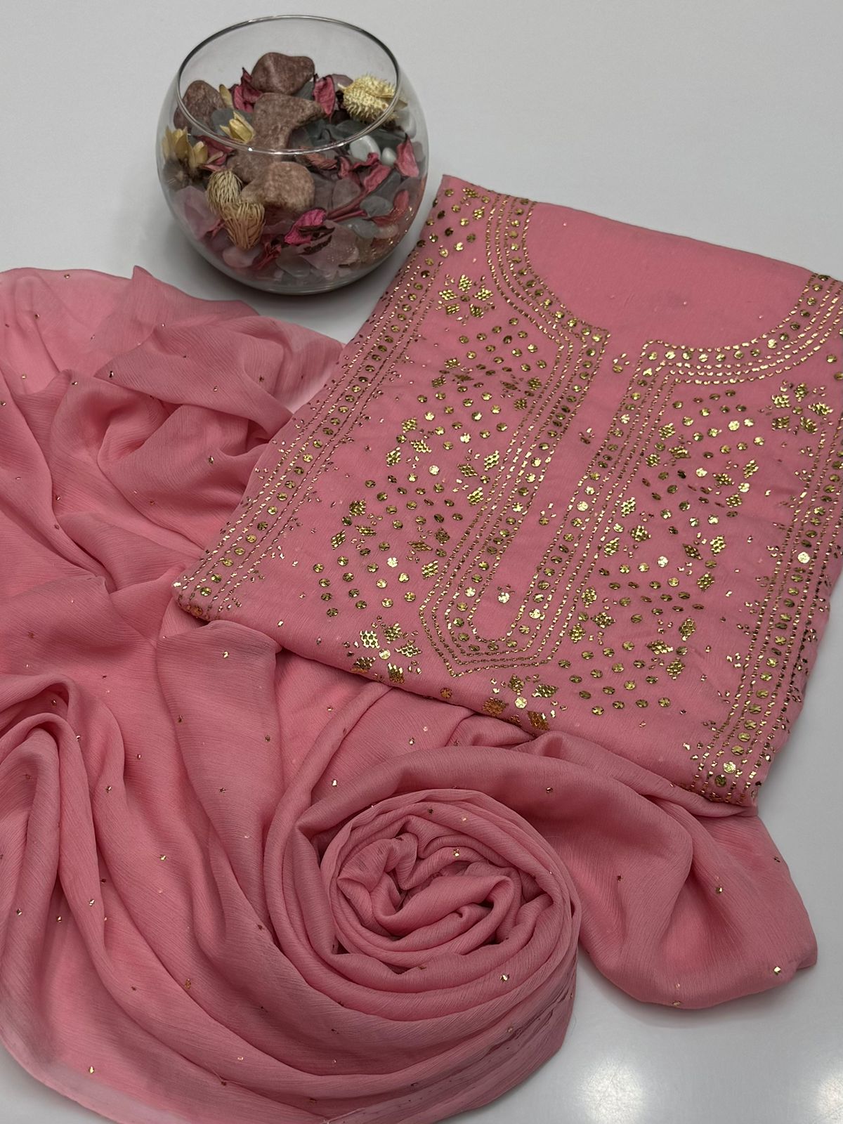 Soft Crinkle Chiffon Kurta Style Shirt