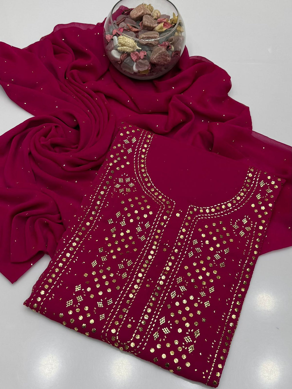 Soft Crinkle Chiffon Kurta Style Shirt