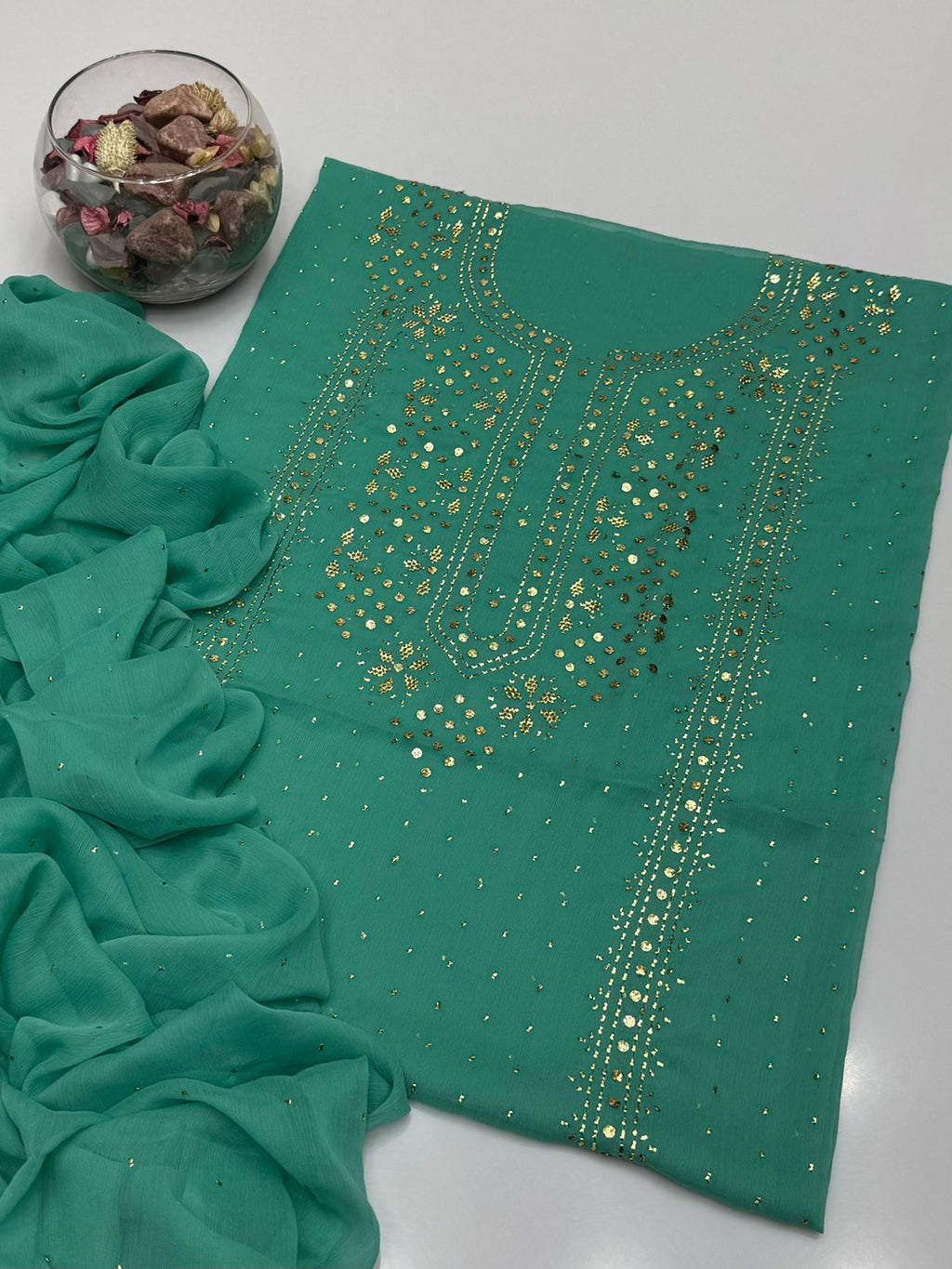 Soft Crinkle Chiffon Kurta Style Shirt