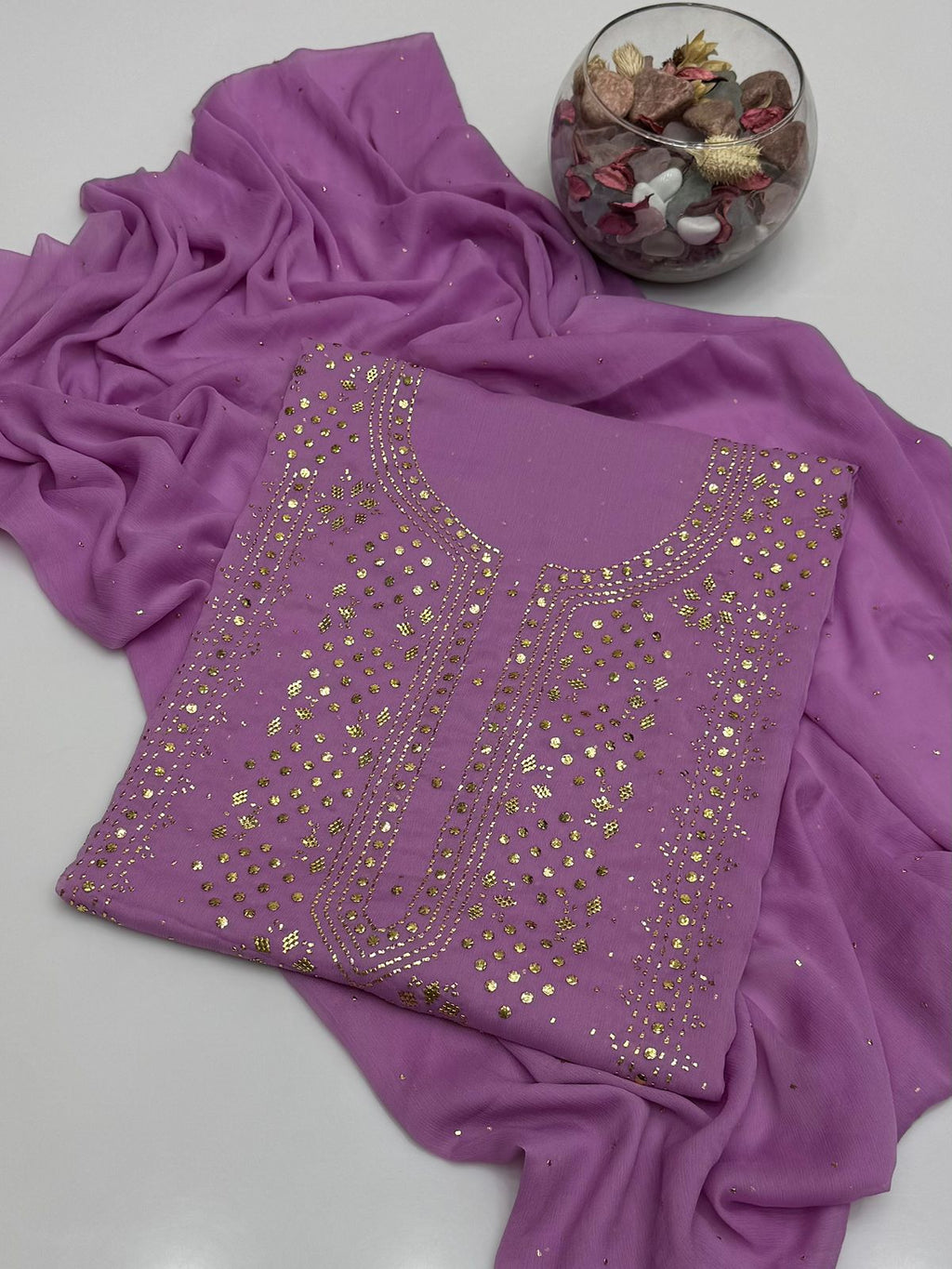 Soft Crinkle Chiffon Kurta Style Shirt