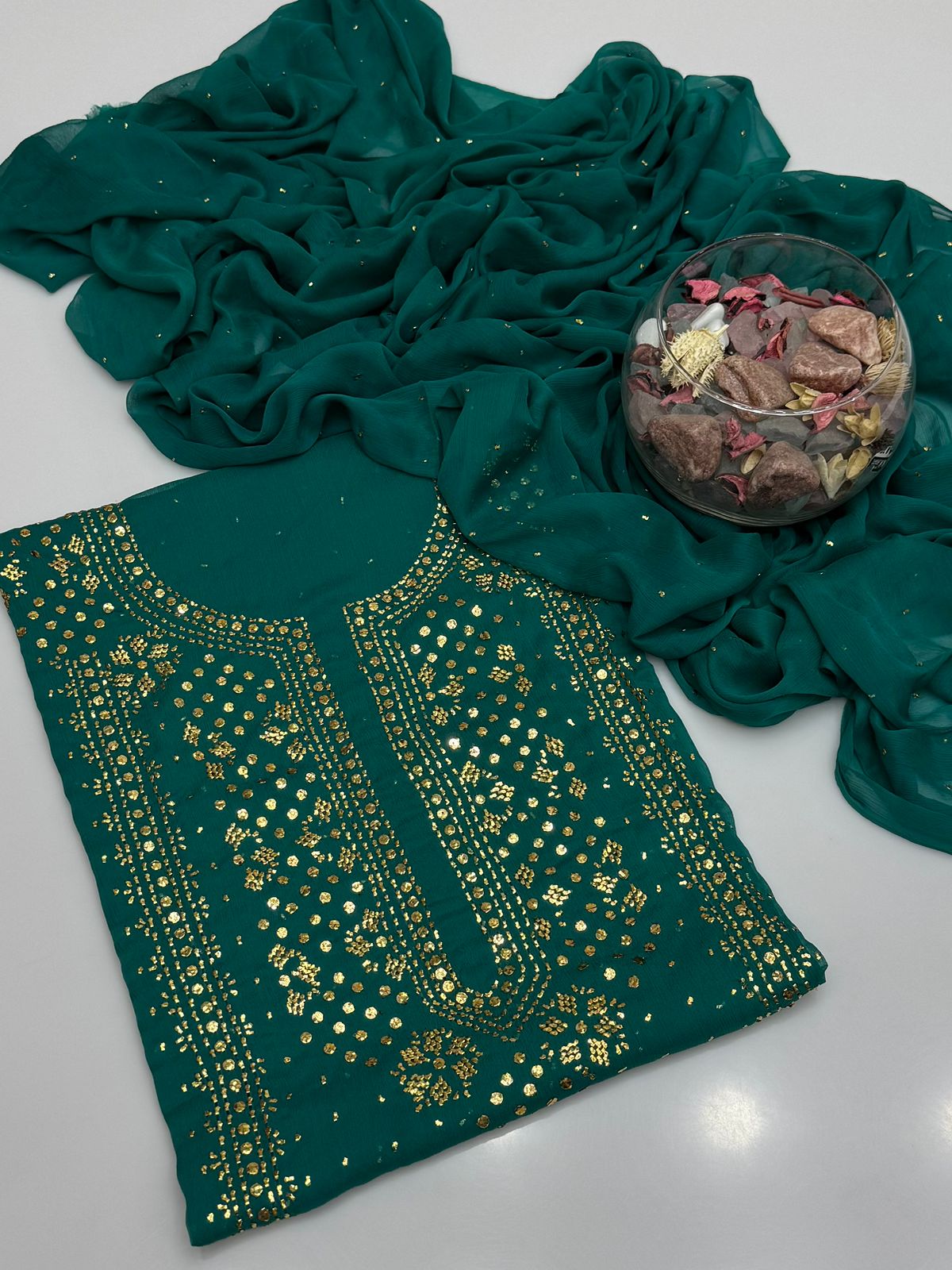 Soft Crinkle Chiffon Kurta Style Shirt