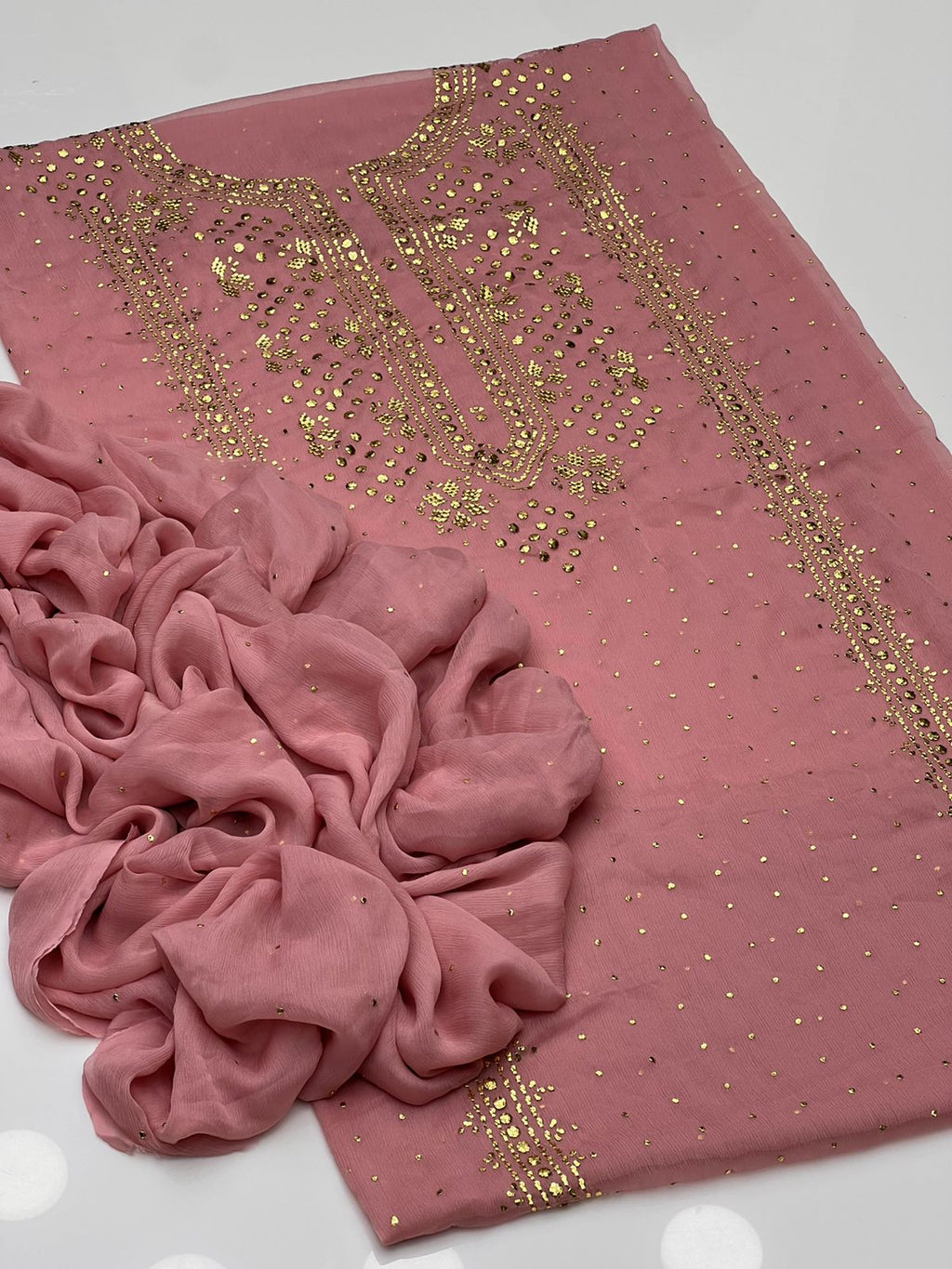 Soft Crinkle Chiffon Kurta Style Shirt