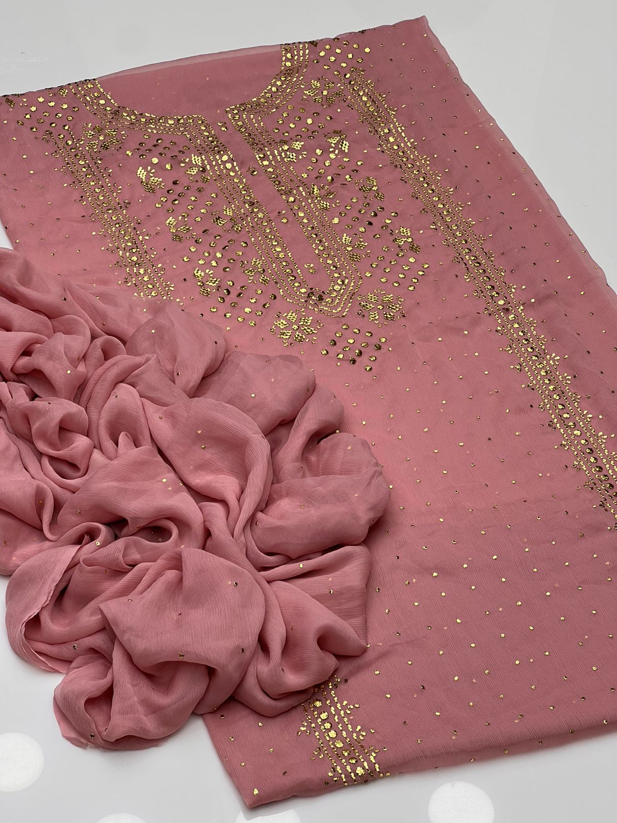 Soft Crinkle Chiffon Kurta Style Shirt