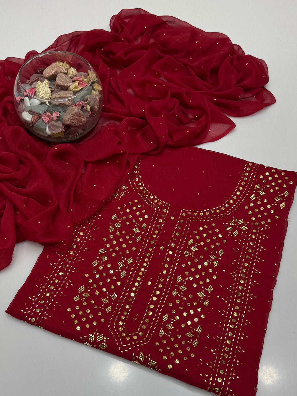 Soft Crinkle Chiffon Kurta Style Shirt