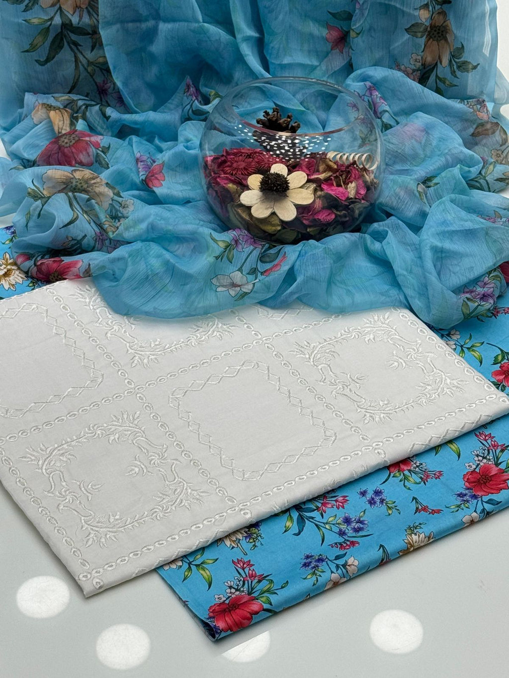 Premium Lawn Chikankari Embroidered Shirt